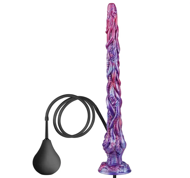 1080P HD Endoscope Camera Tentacle Dildo Octopus Anal Plug Spray Water Butt Plug Soft Silicone Adult Sex Toy for Women IP67
