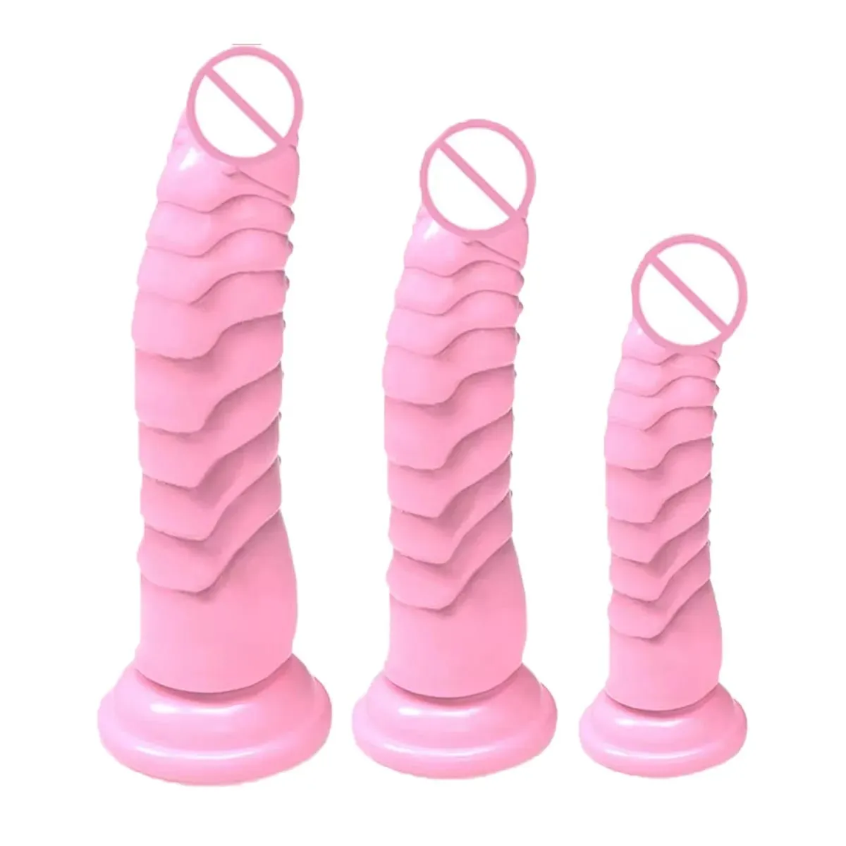 Realistic Black Dildo with Strong Suction Cup Base Soft Penis Sex Toy for Women and Men Hands Free Anal Vaginal Adult Toy in M