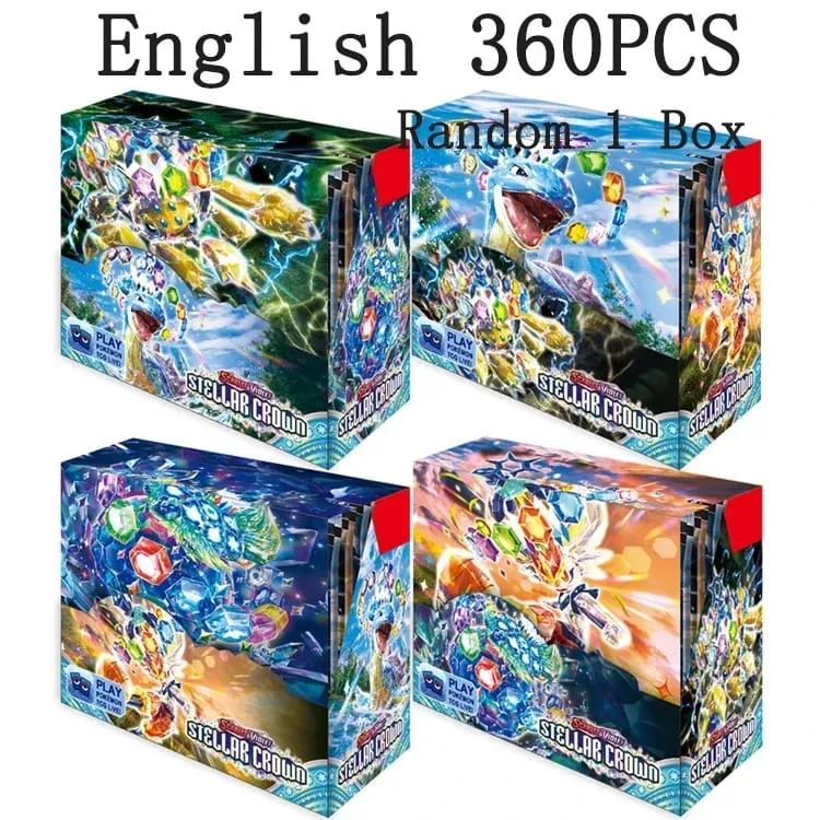 Pokémon PRISMATIC EVOLUTIONS SURGING SPARKS SCARLET&VIOLE 151 Booster Display Box Pokémon Booster Cards Játékkártyák