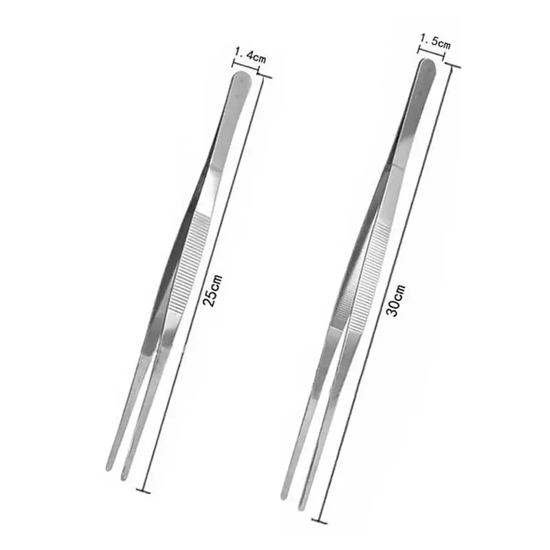 Stainless Steel Multifunction Barbecue Tongs Food Clip BBQ Kitchen Gadgets Cooking Tweezers Buffet Tool CFQJ006