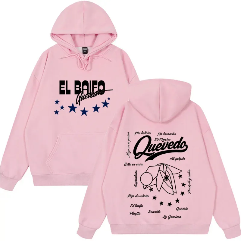 EL BAIFO Album 2026 Tour Graphics Hoodie Men Women Aesthetic Trend Sweatshirts Loose Casual Vintage Oversized Pullover — image 11
