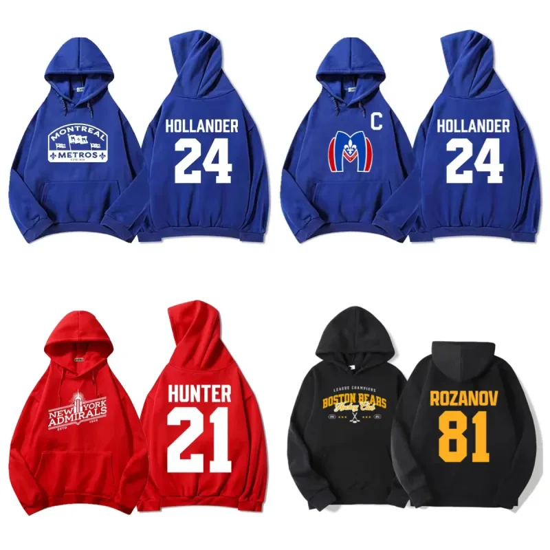 Heated Rivalry TV Hoodies Shane Hollander 24 Llya Rozanov 81 Scott Hunter 21 Sweatshirt Men Women Streetwear
