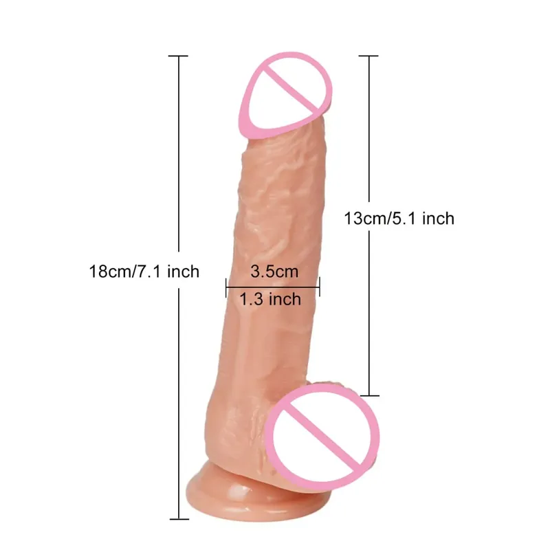 Realistic Silicone Dildo Black Soft Penis Sliding Foreskin Cock Male Genitals Vaginal Masturbation Suction Cup Dick Anal Sex Toy