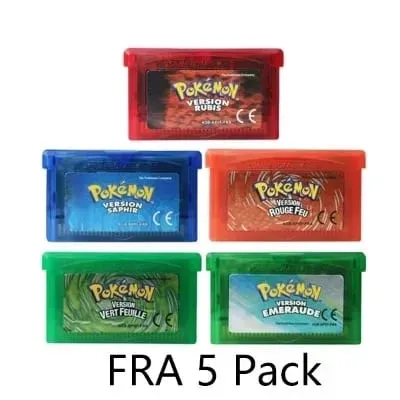 GBA Game Pokemon Series Video Game Cartridge Console Card Pokemon Emerald FireRed Ruby LeafGreen Sapphire Multi-language
