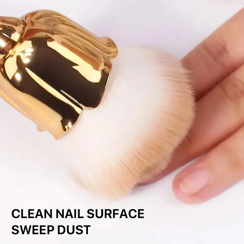 A Rose Shaped Nail Dust Brush Soft Bristles Makeup Foundation Make-Up & Powder Blusher Tools Foundation Make-Up Beauty Brush