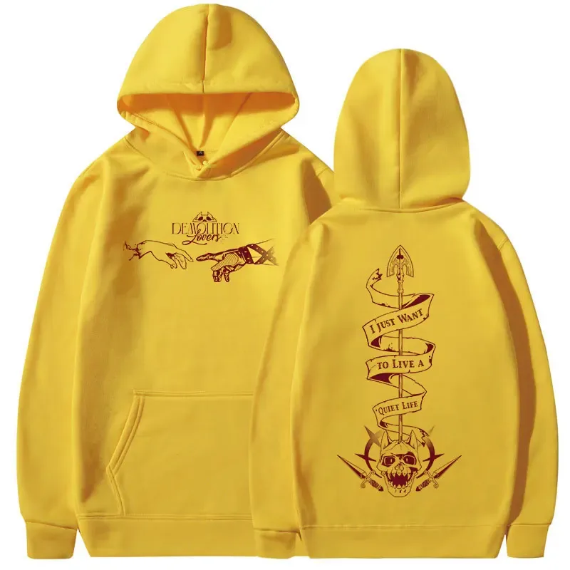 Anime Jojo Bizarre Adventure Hoodies Killer Queen Manga Graphic Hooded Sweatshirt Men Women Casual Long Sleeves Fleece Pullovers