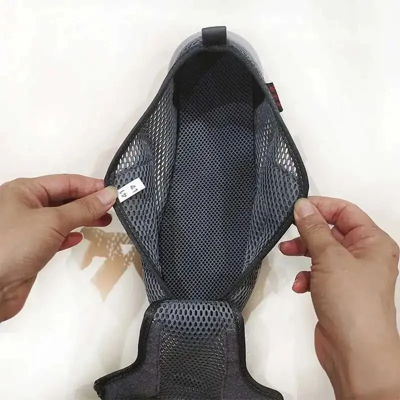 Mulheres homens sapatos diabéticos verão respirável lesão bandagem cirurgia para pacientes pés inchados sapatos de largura ajustável