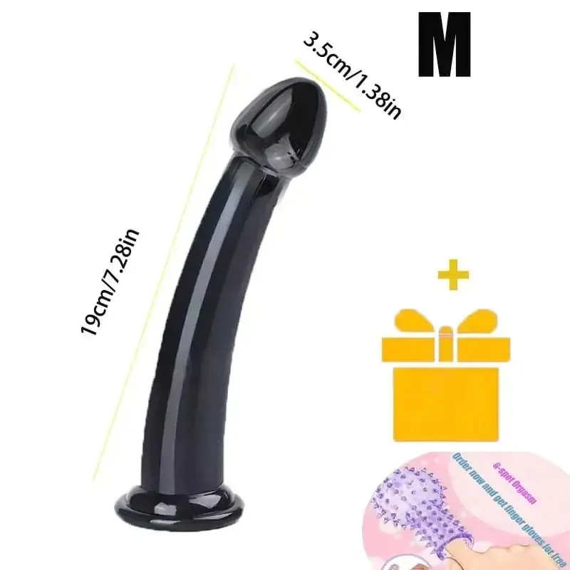 Transparent Realistic Dildo Strong Suction Cup No Vibrator Women Masturbator Anal Realistic Dick Sex Toys For Women Sex Shop 18