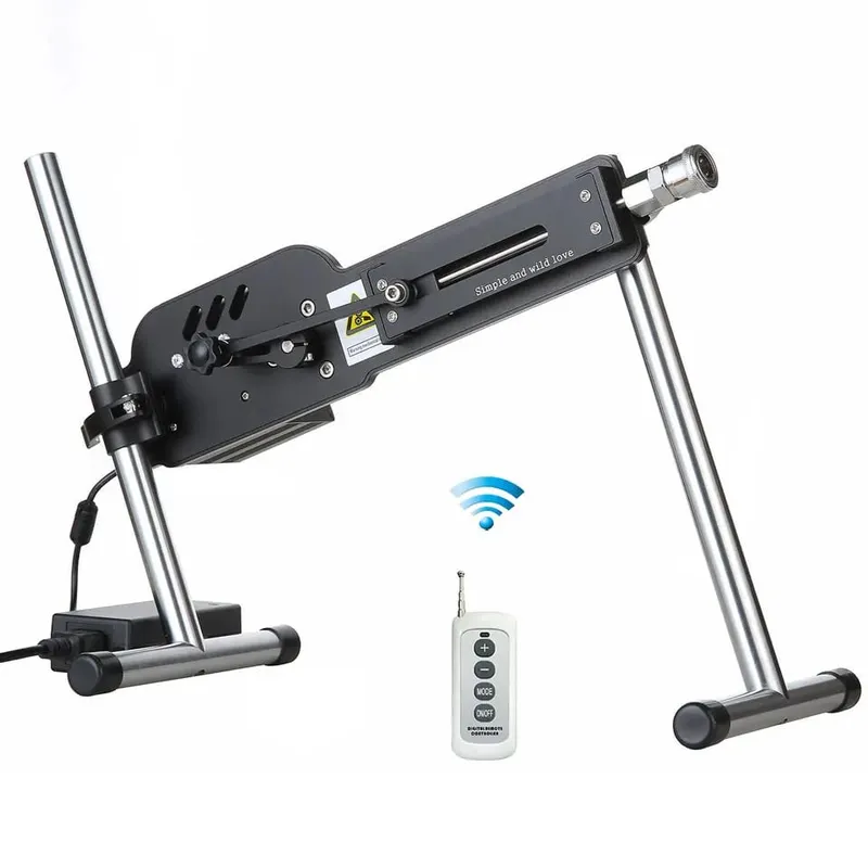 Máquina sexual mejorada con Control remoto, máquina de amor súper silenciosa, Ultra ajustable, Vac U Lock, 30db, 70W, con Big D gratis