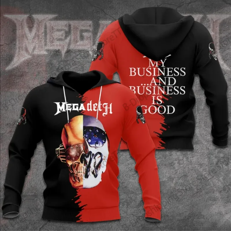 Metal Rock Band Megadeth 3d Print Hoodie Men Women Fashion Long Sleeve Hoodies Vintage Coat Men Sweatshirt Unisex Clothes NEW