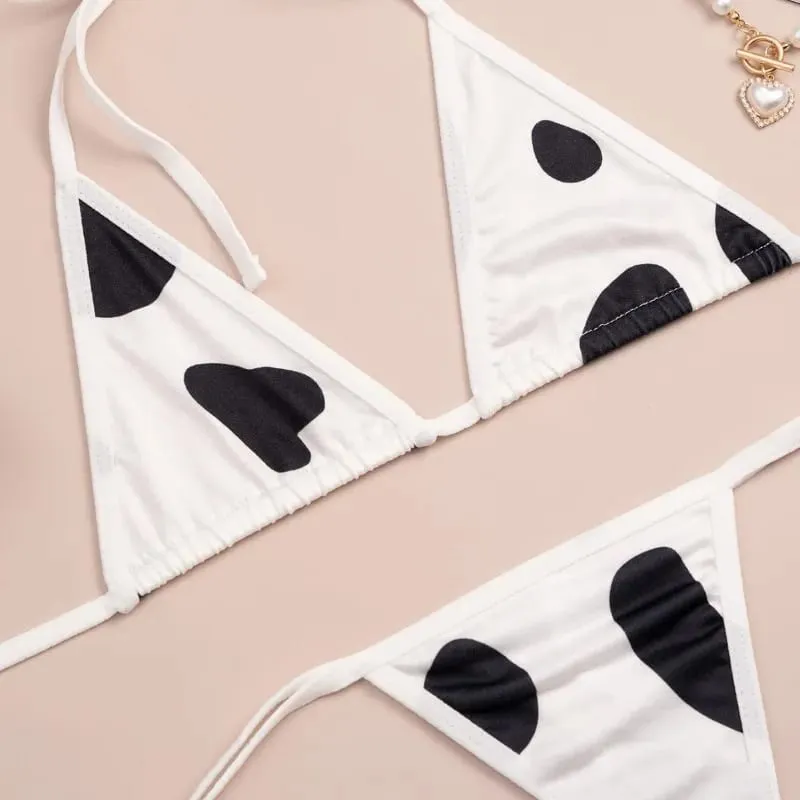 Sexy Underwear European and American Sexy Women's Lingerie Set - Pajama Set (2-piece) Micro Bikini Plus Size Lingerie
