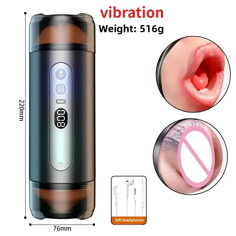 2 IN 1 現実的な人工膣男性用オナホールカップディープスロートフェラマッサージポケットプッシーエロペニス大人の大人のおもちゃ
