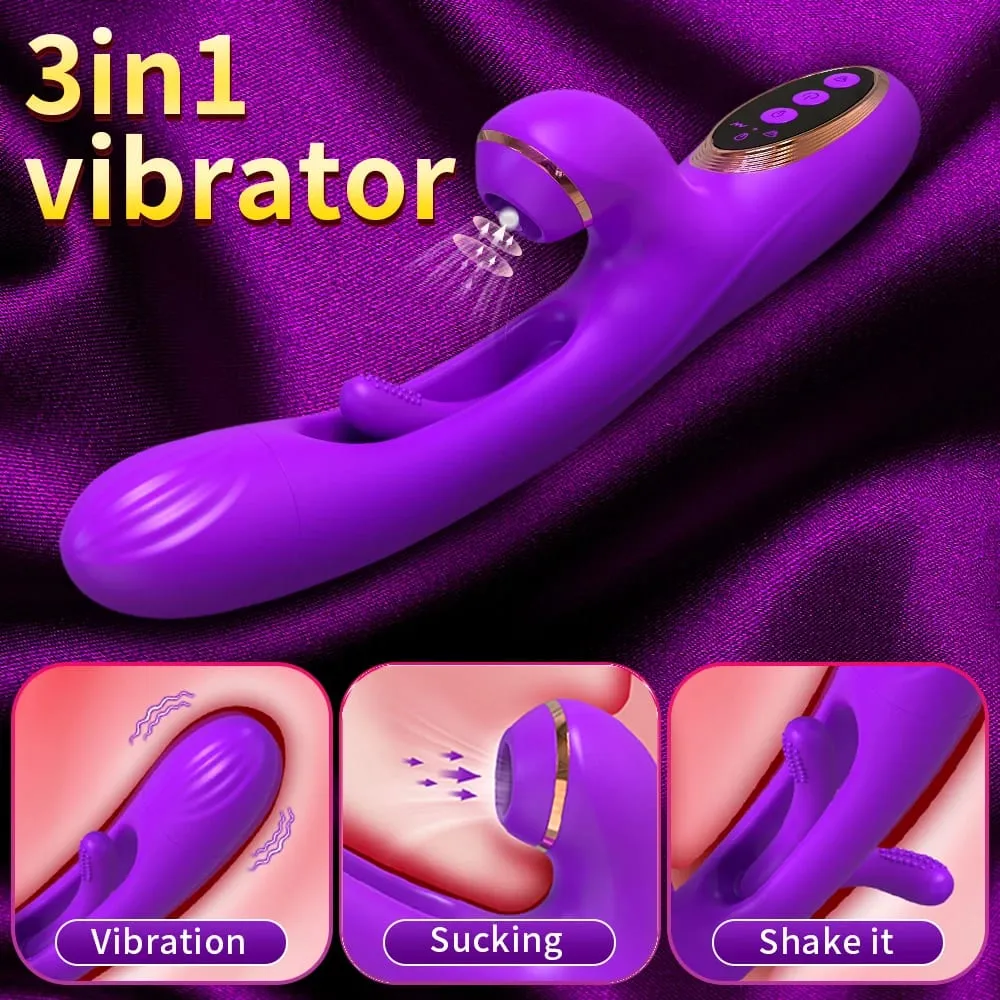 Sucking Flapping Vibrator for Women Clitoris G Spot Stimulator Dildo Tapping Vagina Massager Vibrating Adult Female Sex Toys
