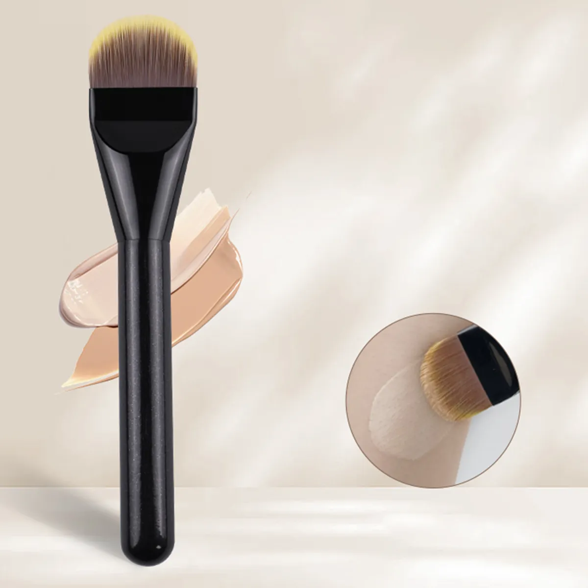 Makeup Brushes Foundation Professional Brush Tongue Shaped Liquid Foundation Concealer Brush Women Face Base Makeup Beauty Tools