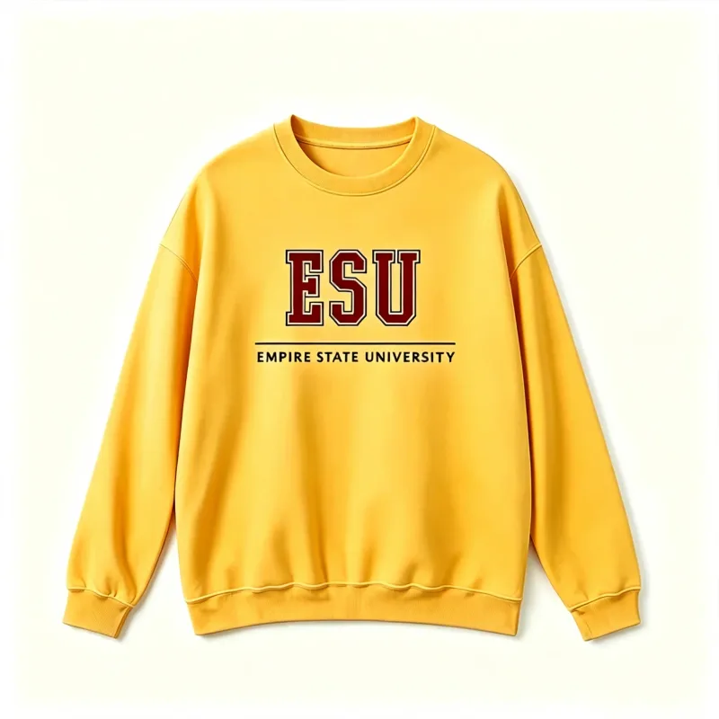 2026 new ESU Empire State University Hoodie Sweatshirt Brand New Day Merch Peter Hoodies Unisex Spring and Summer Long Sleeve
