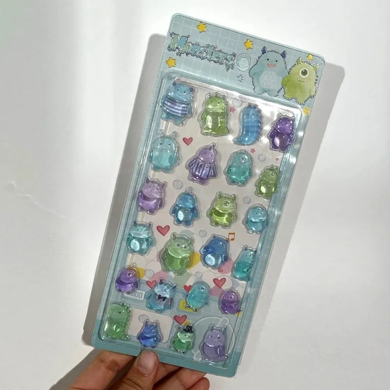 3D Stickers Cartoon Sticker Accessories Cute Stickers Seal 3d Phone Stickers Notebook DIY Stickers ボンボン ドロップシール