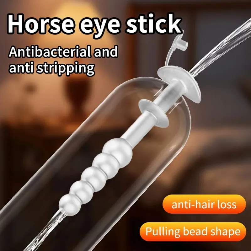 Parachute-style Beaded Easy-to-clean Hollow Rod With Anti-slip Guide for Male Urethral Dilation Alternative Adult Sex Toys