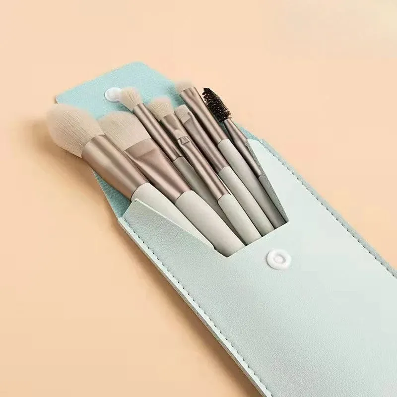 8pcs/bag Soft Fluffy Makeup Brushes Set for Cosmetics Foundation Loose Powder Eyeshadow Kabuki Blending Makeup Brush Beauty Tool