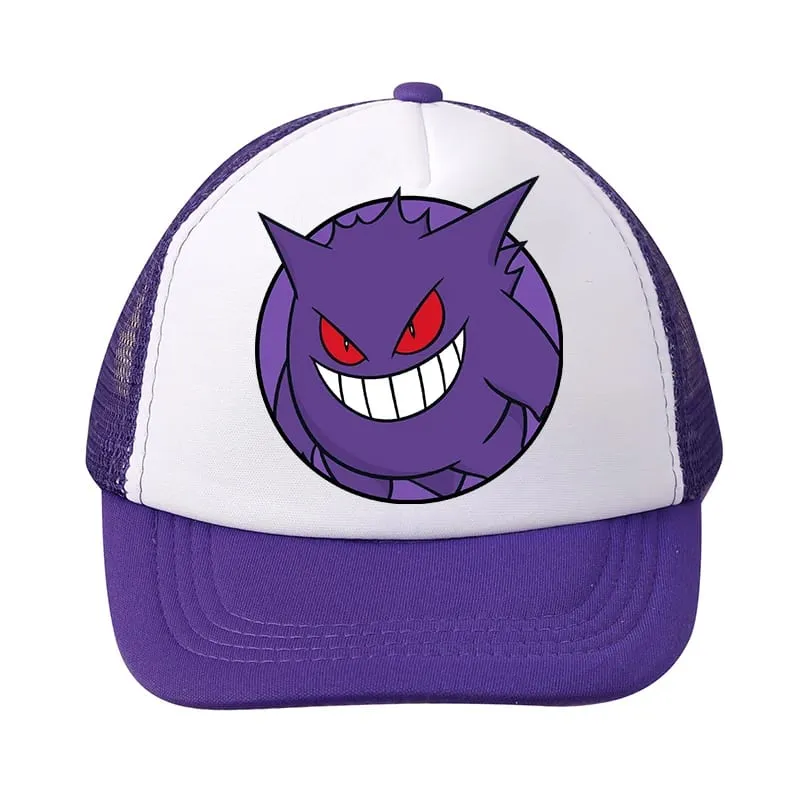 Pokemons Baseball Cap Pikachu Charizard Gengar cartoon Peaked Hat Kid Adult Summer Outdoor Sport Hat Boy Casual Fashion Cap Gift