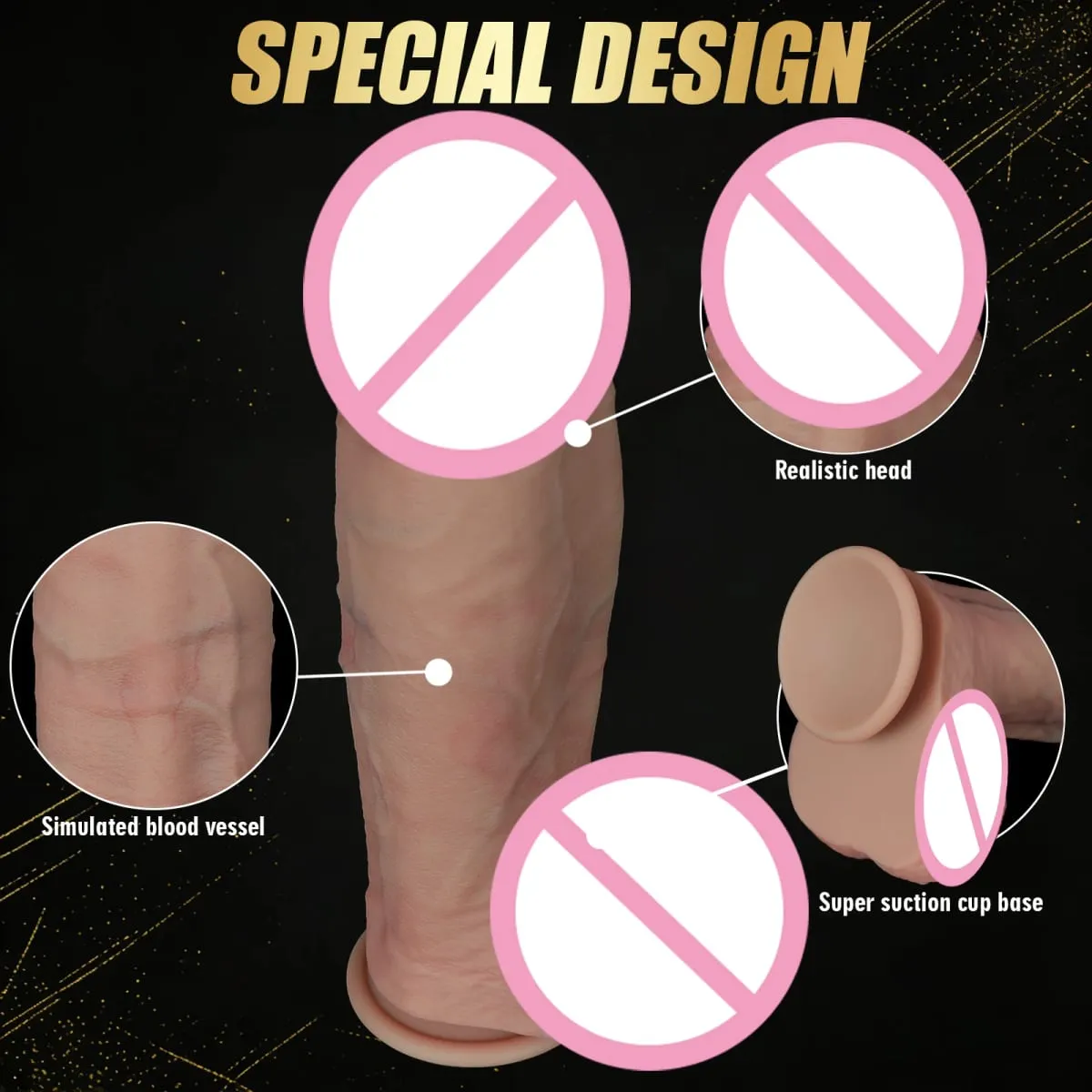 NEW Sex Toys Realistic Soft Silicone Big Dildo Penis G-spot Vaginal Masturbation Suction Cup Dick BDSM Woman Anal Sex Toys 성인용품