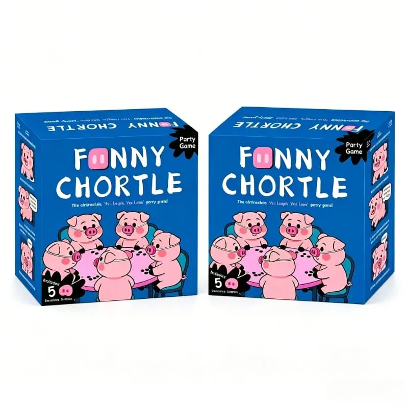 The New SNORT GUFFAW Party Game Smiling Means You Lose.
