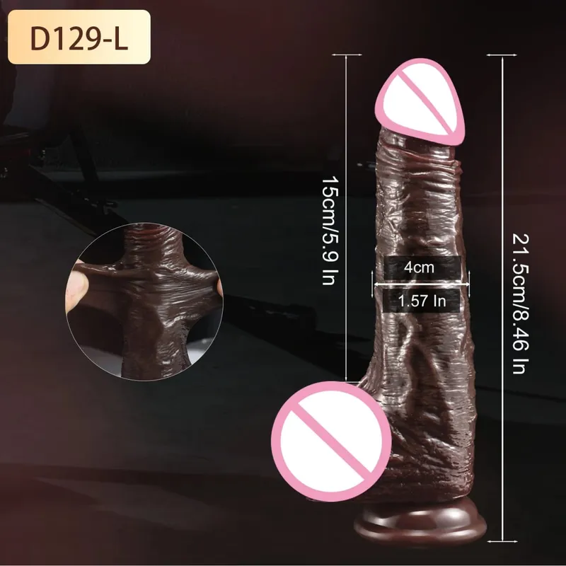 Realistic Dildo Sliding Foreskin Big Penis Suction Cup Dildos Female Masturbator Fake Dick Adult Anal Sex Toys for Women Men Gay