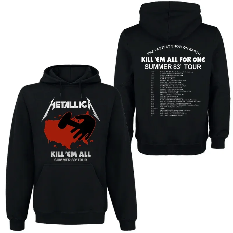 Band Rock Dark Wind Hoodie Men's Street Hip Hop Top Comfortable Hooded Sweater Fall_Winter Personality Men's Clothing