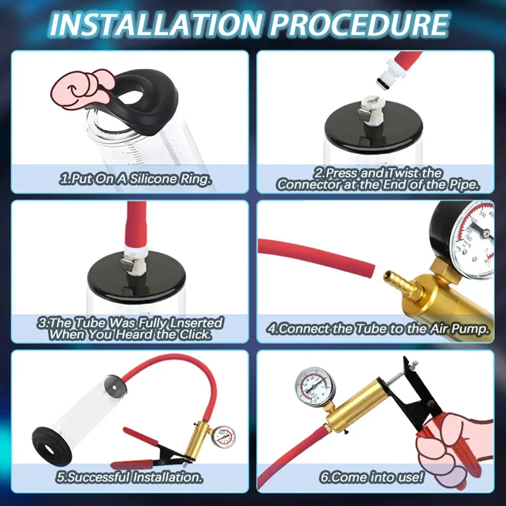 Sex Toy for Men Penis Pump Delay Endurance Trainning Reduce Sensitivity Vacuum Penis Extender Intimate Care Sex Adult Goods