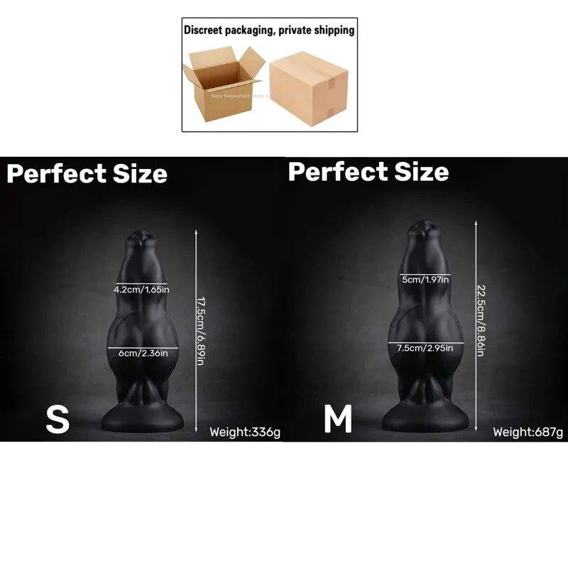 NEW Large Animal Penis Huge Dog Cock Dildo Suction Cup Masturbator Female Anal Butt Plug Big Anal Plug Adult Sex Toys Products