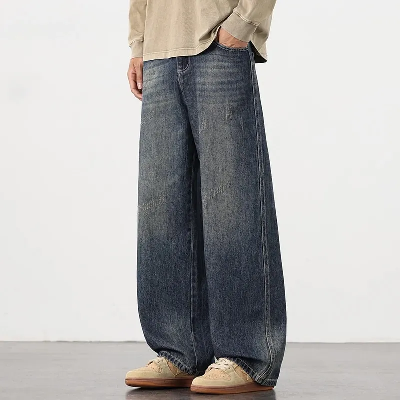 2026 Autumn and Winter Jeans Trend Loose Straight Casual Y2K Long Pants
