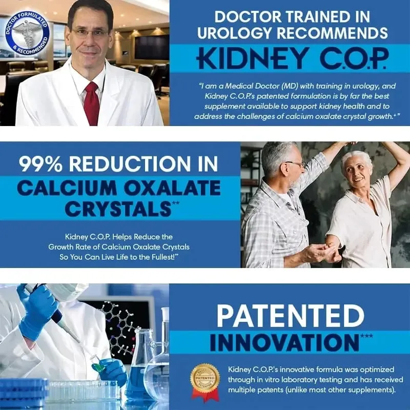 Advanced Kidney Care Capsules with Citric Acid & Vitamin B6 Supports Crystal Reduction Kidney & Urinary Health
