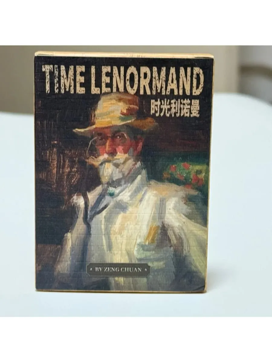 Time Lenormand Oracle Deck 38 Oil Painting Style Cards English Board Games