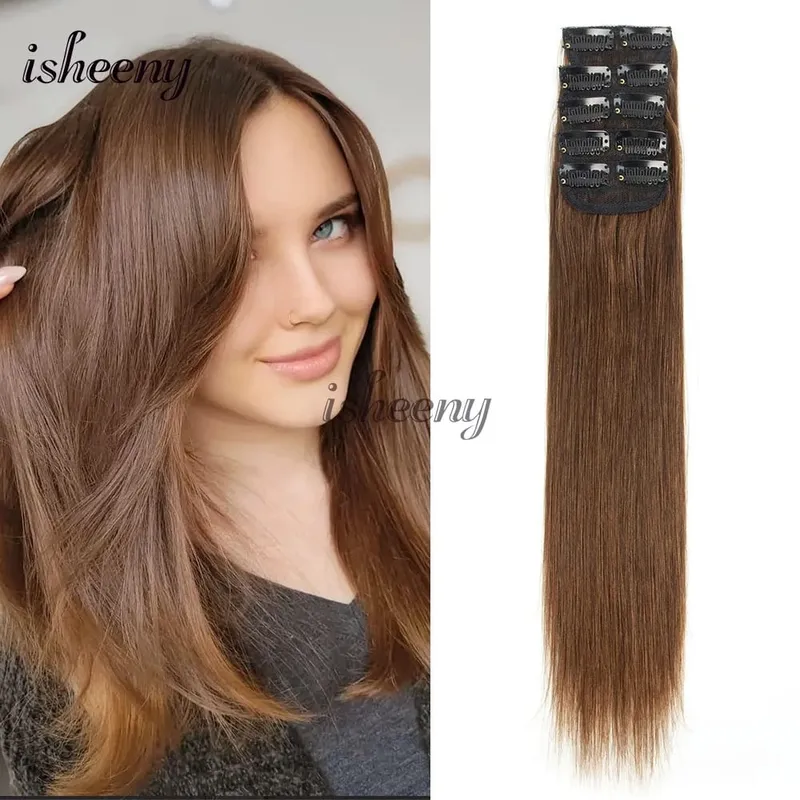 12"-18" Invisible Short Hair Pad Clip In Remy Human Hair Extensions 5pcs/pack Mini Clip In Hair 2 Clips On Machine Hair Weft