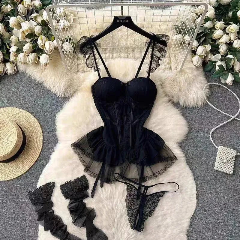 Sevimli Gri Tavşan kulaklık Üst Seksi Backless Slim Fit Bodysuit Zip Kolsuz Kadın Seksi Erotik Iç Çamaşırı Tavşan Cosplay Tulum