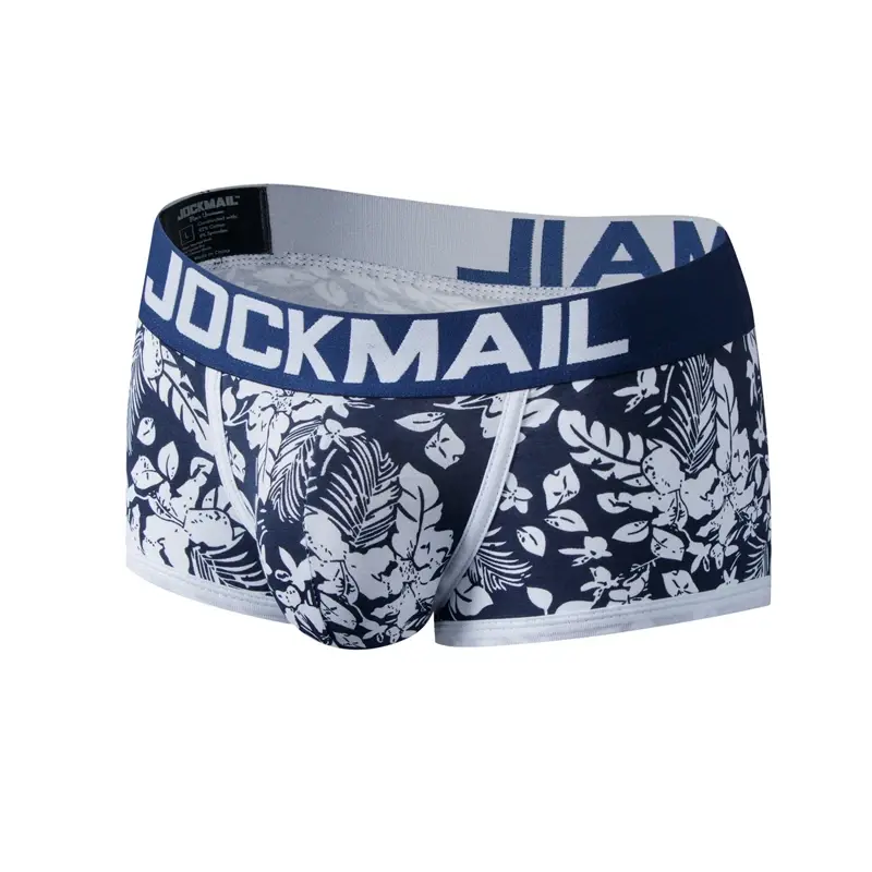 Male Panties Breathable Boxers Cotton Sexy Men Underwear U convex pouch Gay Underpants Printed 17 models boxershorts