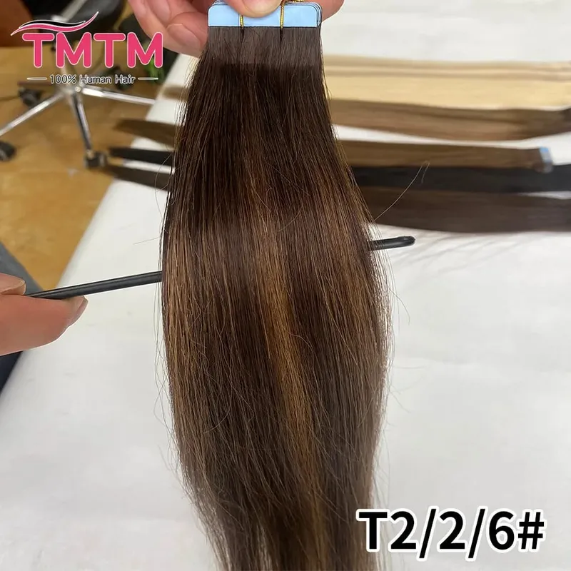 Straight Tape in Hair Extensions Human Hair 2g/2.5g/pcs Tape in Extension 20pcs/set Remy Human Hair Natural Human Hair Extension