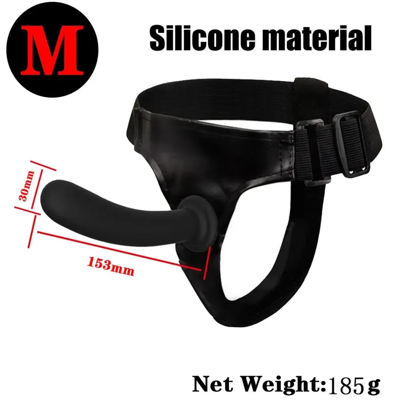 Remote Control Vibrating Silicone Strap On Dildo Harness Adjustable Wearable Pegging Panties for Couples Detachable Dual Stimu