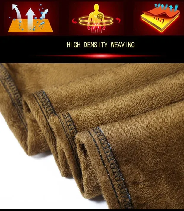 Men Plus Size 10XL Winter Warm Plush Jeans Stretch Loose Straight Baggy Denim Trousers for Comfortable Wear Oversize Streetwear