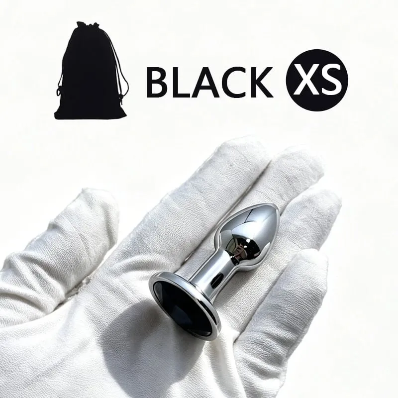 XS/S/M/L/XL Metal Anal Plug Butt Plug Sex Toy Butt Toy for Women Men Couples Adult Game Masturbator Anal Diamond Sex Toys