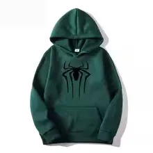 Latest Fashion Men's and Women's Hoodies Casual Hoodies Unisex Trendy Printed Spider Pattern Hoodies