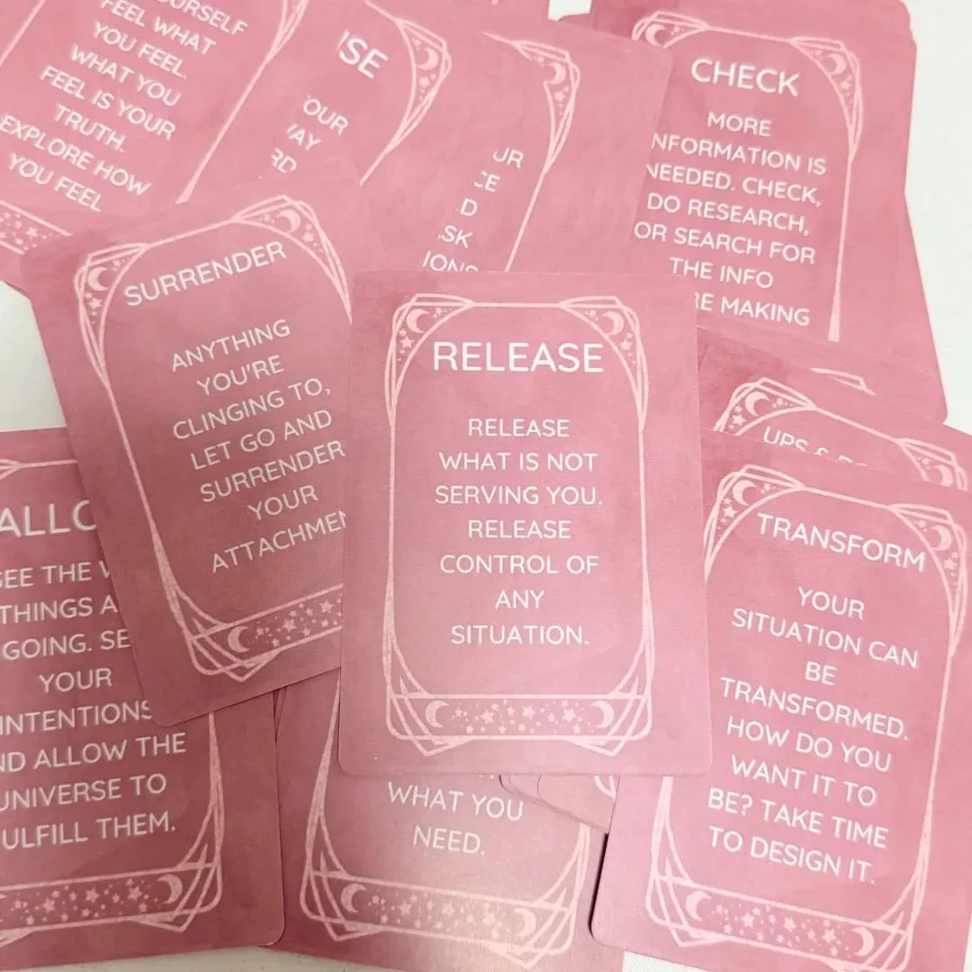Daily Recommendation Oracle Cards 45 Card Deck English Version Meaning Family Party Board Game Oracle Cards Divination Fate Card