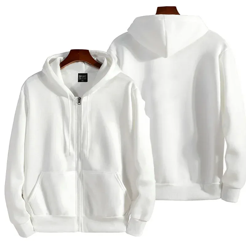 Fashion Zipper Hoodies Women/Men Fashion Long Sleeve Hooded Sweatshirt Casual Autumn Winter Sportwear Solid Clothesmens winter j