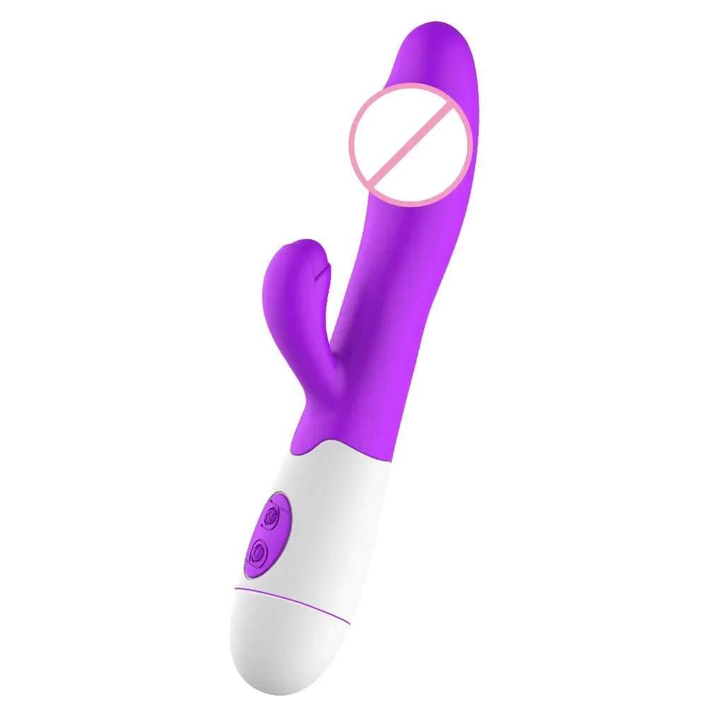 Anal Vagina Massage G-spot Masturbator Erotic Dildo Rabbit Vibrator Vibrators For Women 30 Frequency Dual Vibrating Sex Toys