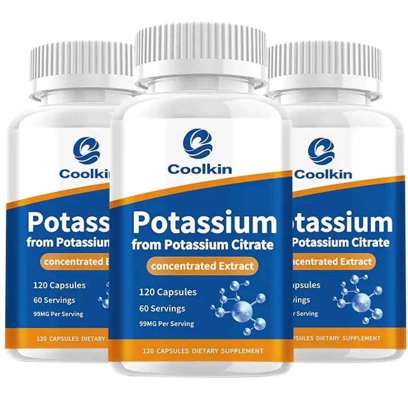 Potassium Citrate - for Heart Cardiovascular Kidney Nerve Health Containing Essential Minerals