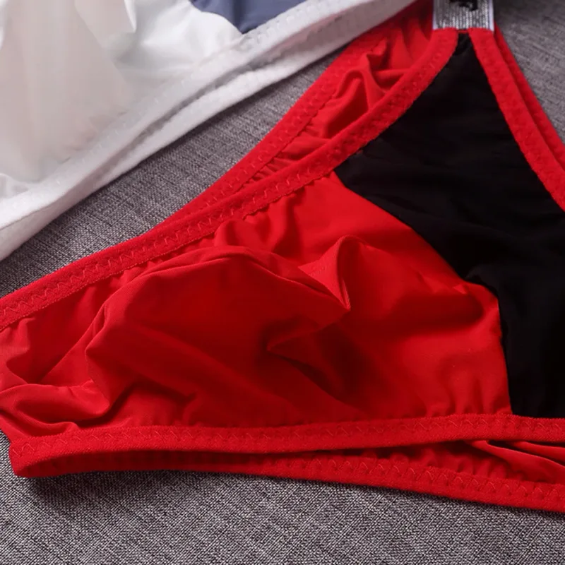 1PC Men Sexy Underwear Briefs Minimalist Sexy T-shaped Pants Low Waist Pouch Panties Breathable Thin Underpants