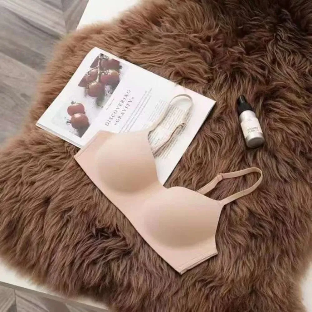 Soft Comfort Wireless Bra Thin Cup Breathable Fabric Seamless Bra Elastic Material Elastic Tube Top Bras Lingerie Beauty