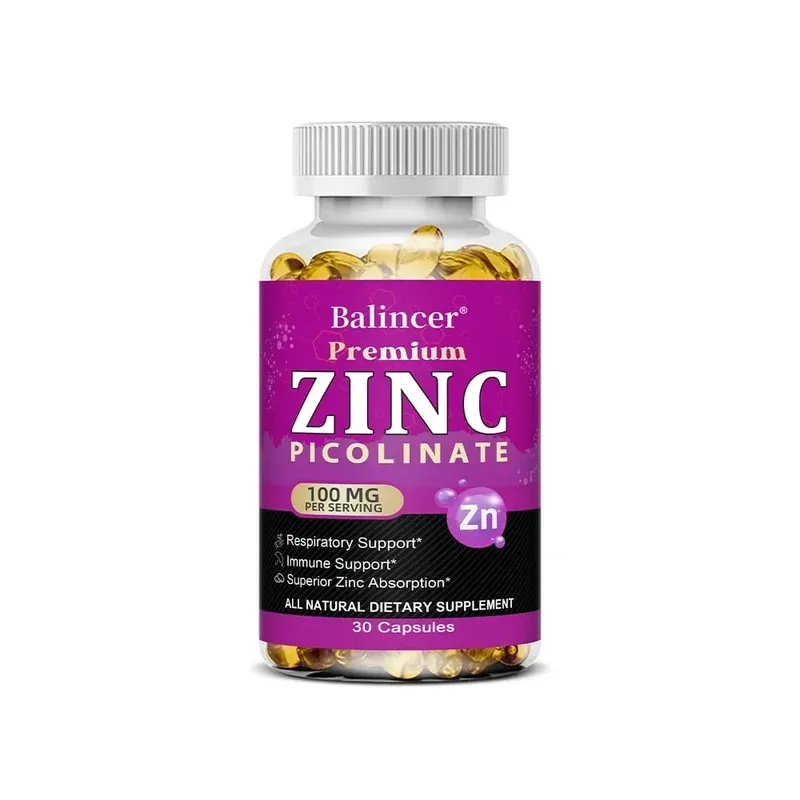 Picolinato de zinc 100 mg: la absorción superior de zinc aumenta el apoyo inmunológico, el sueño y la energía respaldan la salud respiratoria