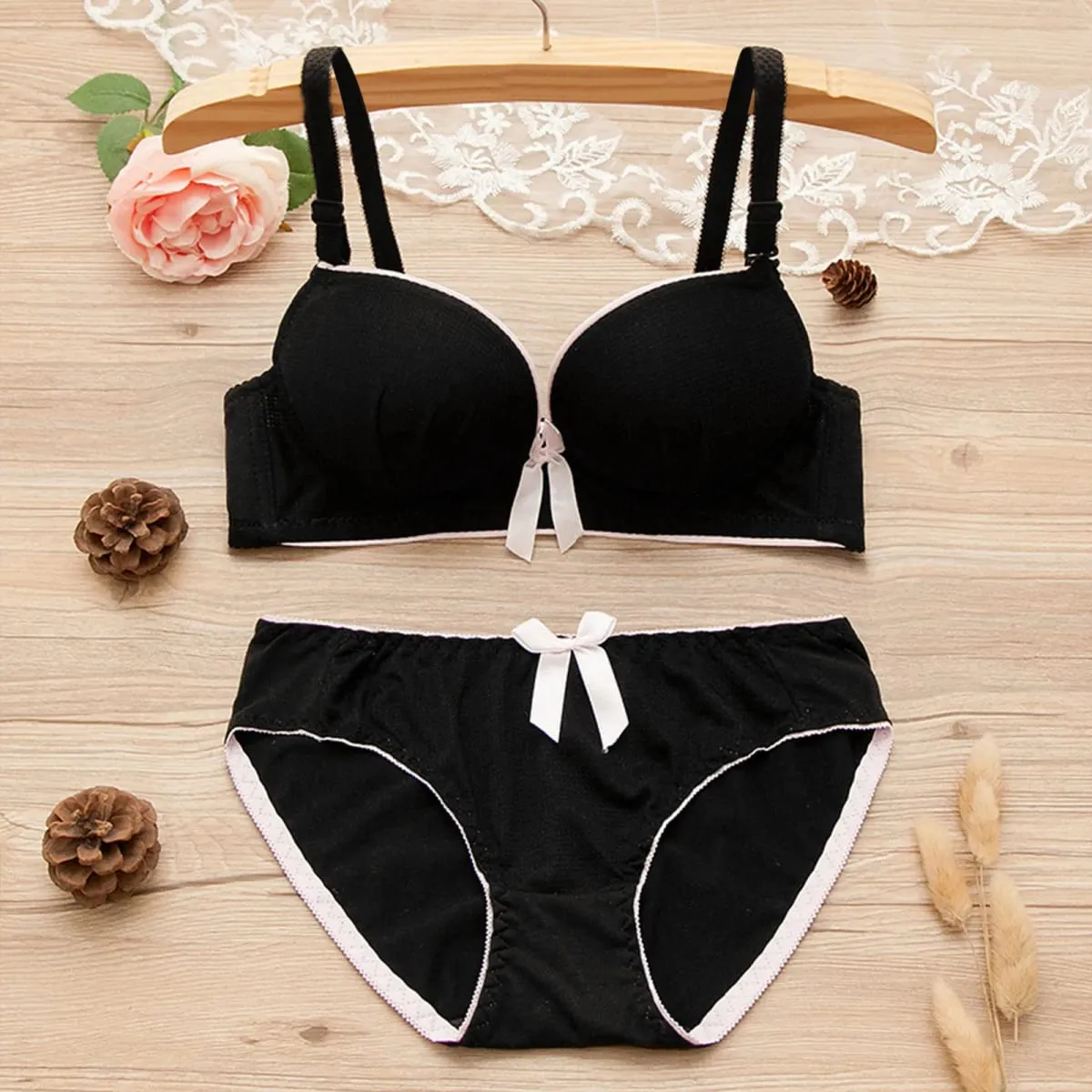 Sexy Lingerie Woman Lace Transparent Underwear Sexy Bra For Women Soft Lace Lingerie Set See Through lencería atrevida de mujer