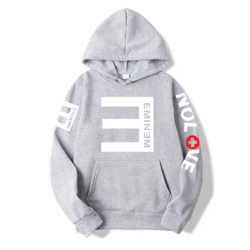 Eminem “No. 3” Tour Hoodie — Hip-Hop Streetwear / Unisex Harajuku-Style Sweatshirt (Autumn/Winter)