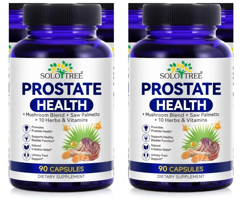 Prostate Health Capsules Saw Palmetto Reishi Nettle Turmeric For Urinary Bladder Wellness & Flow Support Men 90 Count